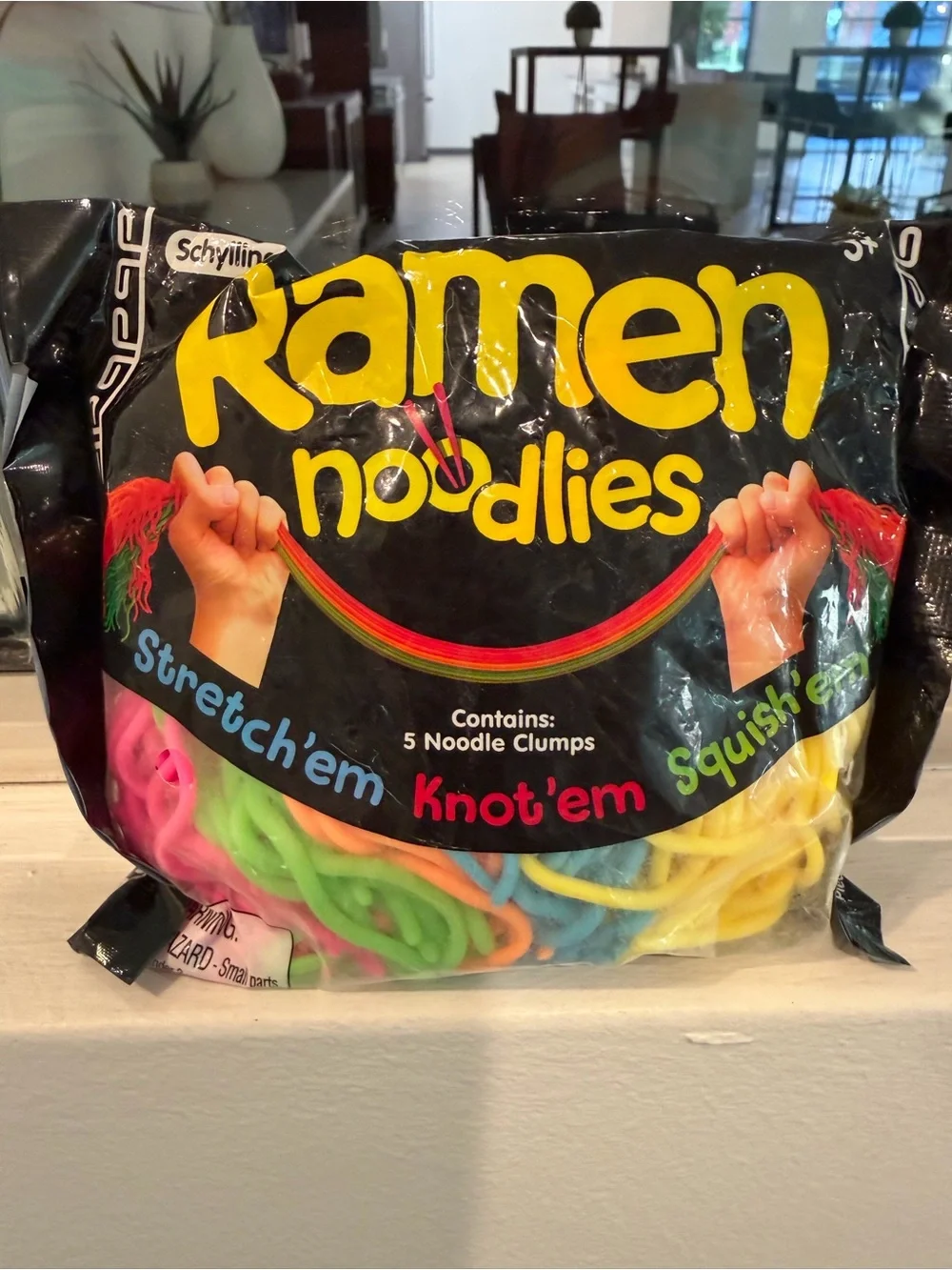 Nee Doh Ramen Noodlies - Multicolor Stretchy Party Toys